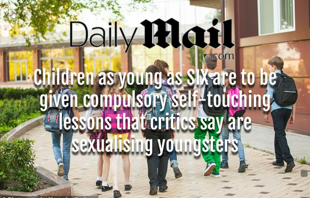 Toching Kids Children as Young as 6 are to be given self-touching lessons - PEACE ...